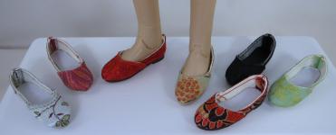 Facets by Marcia - Flat Punjab Brocade Slippers